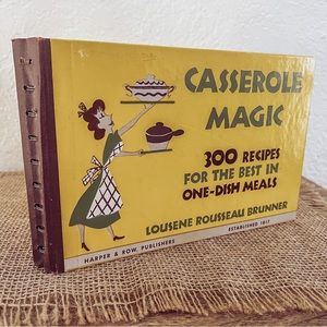 Vintage 1950's Cookbook "Casserole Magic"